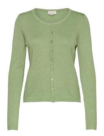 New Laura Cardigan Strikket Trøje Cardigan Grøn Minus
