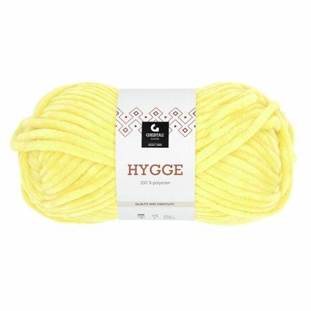 Gjestal Garn Hygge Lys-Gul 2109, 100g