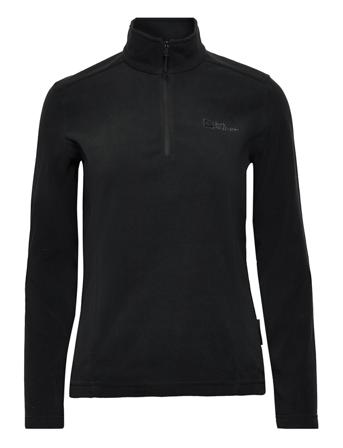 Taunus Hz W Sweatshirts & Hoodies Fleeces & Midlayers Sort Jack Wolfskin