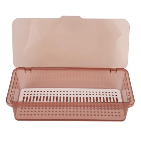 Kosmetisk Förvaringsorganisatör Synlig Transparent Bärbar Dammsäker Skydd PC Material Makeup Förvaringslåda för Hem Kontor