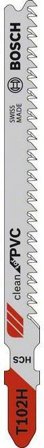 Bosch Clean for PVC Sticksågsblad 3-pack 100mm, Såga