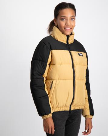 Fila THALWENDEN blocked puff jacket Braun Jacken Mädchen - Kidsbrandstore