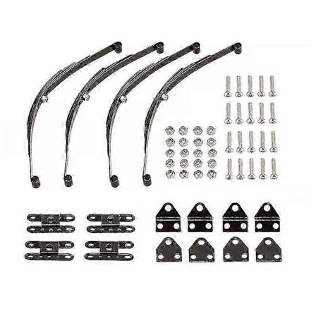 4st 1/10 Rock Crawler Hård Bladfjäder Upphängning Rostfritt Stål Bar för D90 Axial Truck