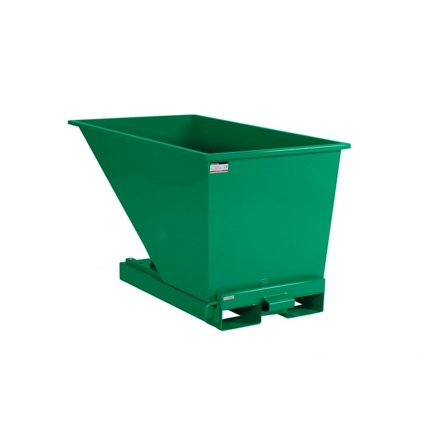 Tippcontainer, 600 liter, grön