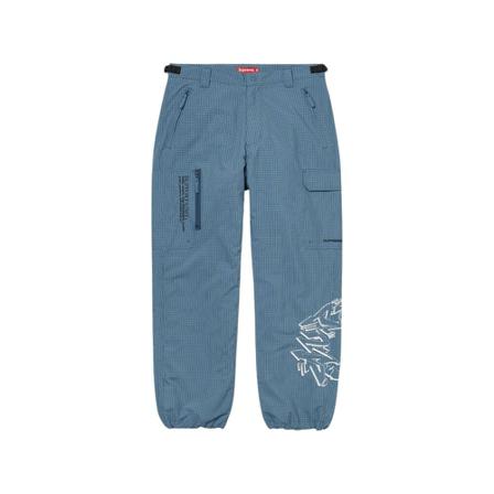 Supreme, Cropped Trousers Blauw, Heren, Maat:W30