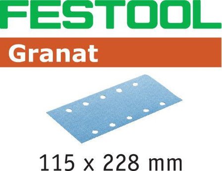 Festool STF GR Slippapper 115x228mm, 50-pack P240, Maskintillbehör & förbrukning