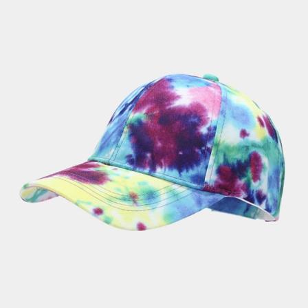 Väri Tie-dye Baseball-lippis Kevät ja Kesä Aurinkohattu13#
