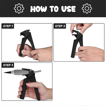 Tube Squeeze Verktøy, Tube Grip Industriell Størrelse Dispenser B