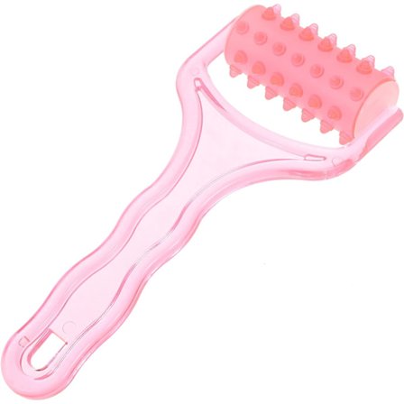 Massage Roller Ansikts- och Kroppsmassager Celluliter Hudåtstramningsmassage med Handtag (Slumpmässig Färg)