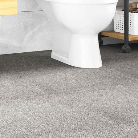 vidaXL Textilplattor 20 st 5 m² 50x50 cm ljusgrå