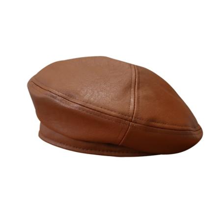 Hatt för kvinnor, koreansk stil, trendig, allround, retro, PU-läder, nät