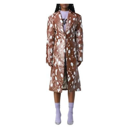 Rotate Birger Christensen, Single-Breasted Coats Beige, Dames, Maat:M