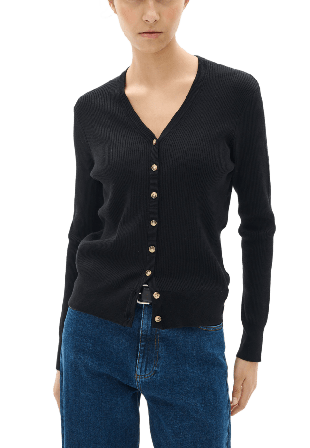 Inwear LeenahIW Cardigan; Cardigan Tröjor Dam Svart S