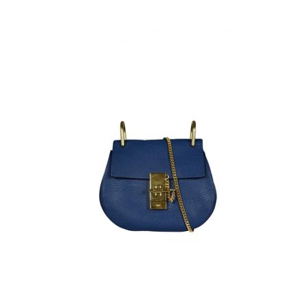 Chloé, Mini Drew shoulder bag Blauw, Dames, Maat:ONE Size