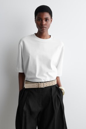 COS Women's Oversized T-Shirt in White