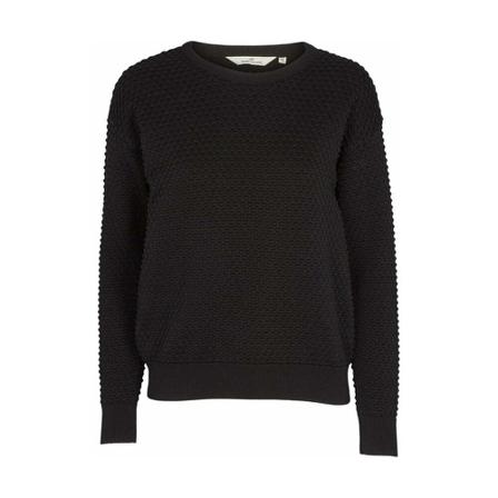Basic Apparel Vicca Sweater Organic Sort, Dame, Størrelse: 3XL
