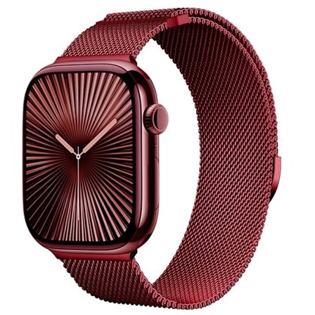 Milanese Armband för Apple Watch Band Ultra2 49mm 10 46mm 9 8 7 45mm 41mm Metall Magnetiskt Armband iWatch 6 5 4 SE2 44mm 40mm 42mm