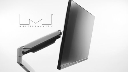 Multibrackets M Deskmount Spring Single monteringssett - for LCD-skjerm - sølv