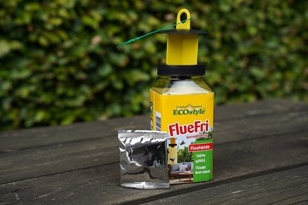 ECOstyle Genopfyldelig fluefælde, inkl. lokkem. 1 stk Lokkemiddel, Tøj & Bolig, Skadedyrsbekæmpelse, Fluer