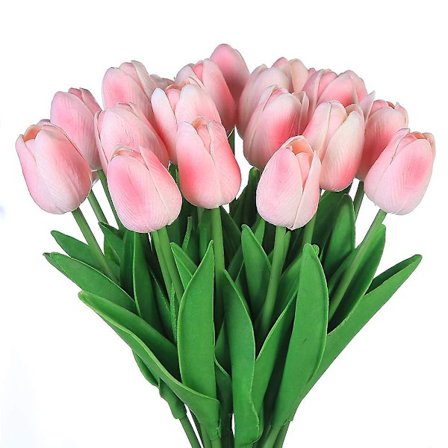 10 stk. Kunstige Blomster Kunstige Blomster Tulipan Latex Material Ægte T