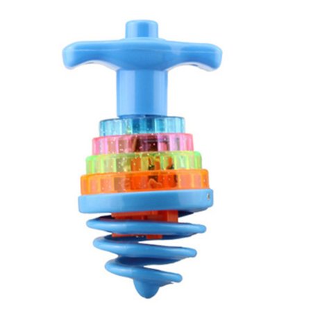 LED-musiikki hyrrä lelu satunnainen väri vilkkuva pyörivä