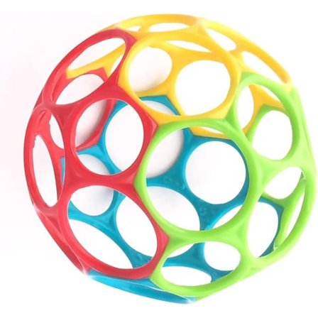 Baby Toy Classic Ball BPA-Free Infant Toy in Colorful Color, From Newborn to Newborn, 11.5cm