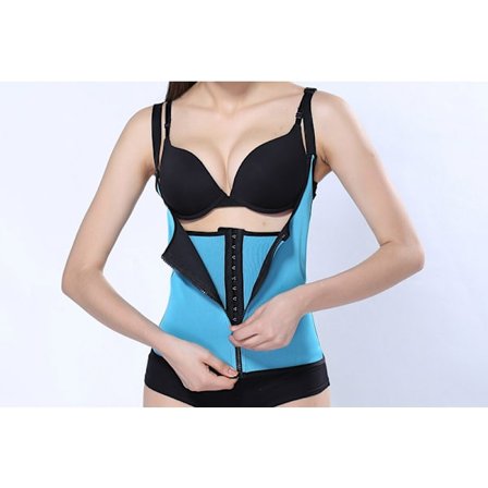 Justerbar midjeband med justerbar korsett blå