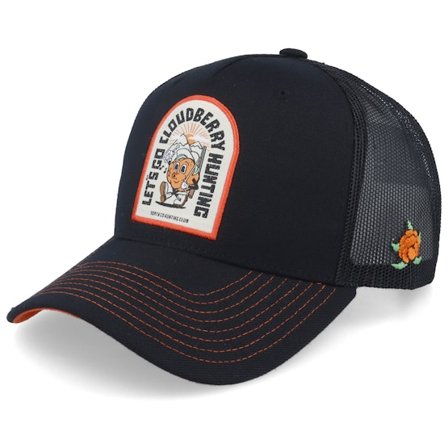 SQRTN - Svart trucker Keps - Cloudberry Cap Mustard Trucker @ Hatstore