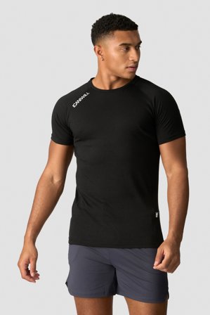 ICANIWILL - Tri-Blend Clean Tee Black Men - Herren - ICIW