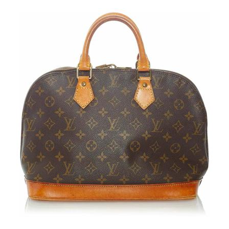Louis Vuitton Vintage, Pre-owned Bag Bruin, Dames, Maat:ONE Size,Canvas