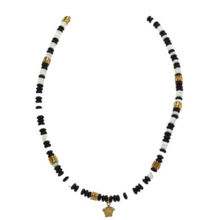 Versace Pre-owned Pre-owned Metal necklaces , Zwart , Dames , Maat: ONE Size Vintage Sieraden