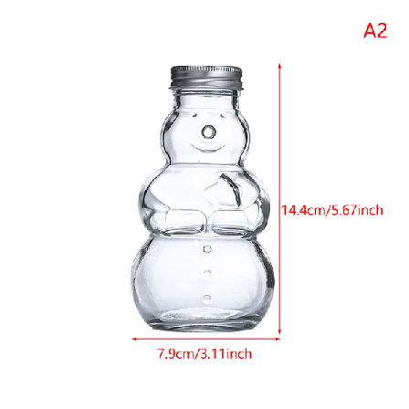 IC 300 ml 10 oz glass honningkrukker med aluminiumlokk Bear Octop A2