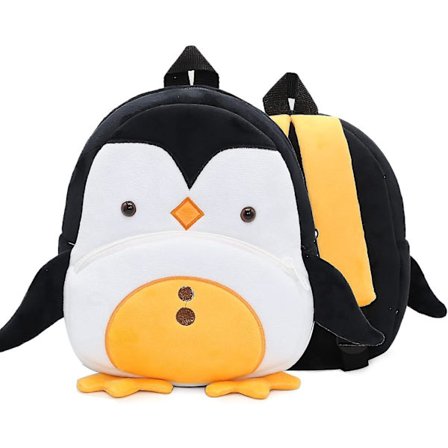 Liten plysjryggsekk for småbarn, gutt og jente, lett søt dyrehagesekk for barnehage, mini kawaii-ryggsekk barnehage jente gutt, 1-2-3 år gammel Pe