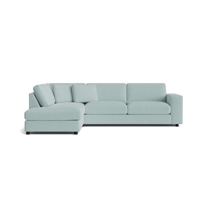 Oasis hjørnesofa, venstrevendt - Lincoln Pastel Blå - 271x213x79 - Sofa, hjørnesofa