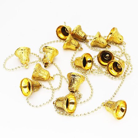 Jule 15 stk bjeller perler perler streng girlander jul