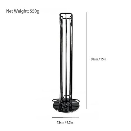 1 stk. Kaffe Kapselholder Kompatibel med Nespresso (40 x Kapsler) - Holdere for Nespresso Kaffe Kapsler - Roterende Holder