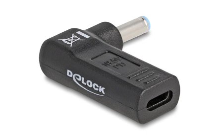 Delock Adapter USB Type-C female to HP 4.5 x 3.0 mm male 90°