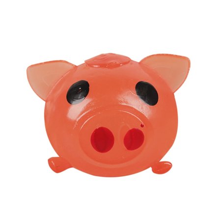 Ventilerad Toy Pig Shape Stress Relief Game red
