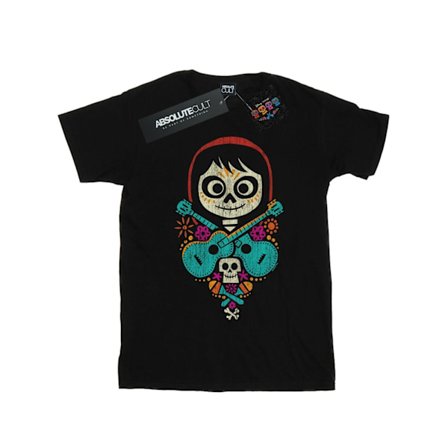 Disney Girls Coco Miguel Crossed Guitars Bomull T-Shirt 9-11 År