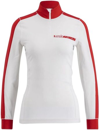 Triac Dry Long Sleeve W Bright White/Swix Red