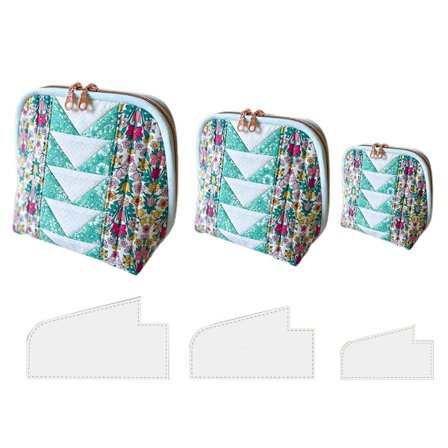 3 stk. søde taske akryl skabelon akryl pung mønster stencil skabelon sæt DIY pung håndværk form værktøj