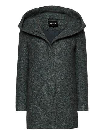 Onlsedona Boucle Wool Coat Otw Outerwear Coats Winter Coats Grøn ONLY