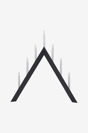 Star Trading - Lysestake Arrow - Grå - Adventsstaker - Fra Homeroom