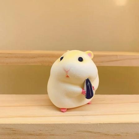 e Tegneseriehamster PVC-dukkedekorasjon Bil Dashboard Ornament A A2