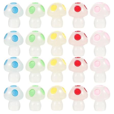 50 kpl Mini-hartsi-sieniä Heloittava sieni Pieni sieni Patsaat Miniatyyri sieni