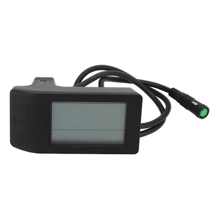 Elektrisk sykkel LCD-skjerm Måler Vanntett 5pin-kontakt Sykkelkonverteringsmåler for Bafang-kontroller 24‐48V