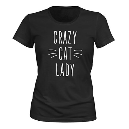 Crazy Cat Lady - T-SHIRT - DAM