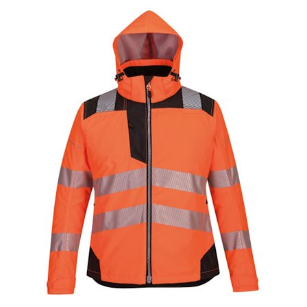 Portwest Dam Hi-Vis Vinterjacka XS Orange/Svart