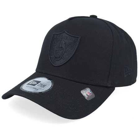 New Era - NFL Noir adjustable Casquette - Las Vegas Raiders NFL Essential Black/Black A-frame Adjustable @ Hatstore