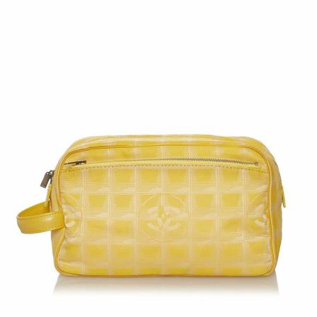 Chanel Vintage Clutches Gul, Dame Vintage Tasker, Størrelse: ONE Size